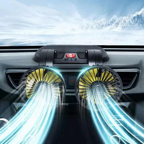 Double Headed Vehicle Fan
