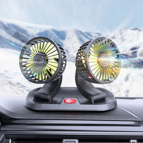 Double Headed Vehicle Fan