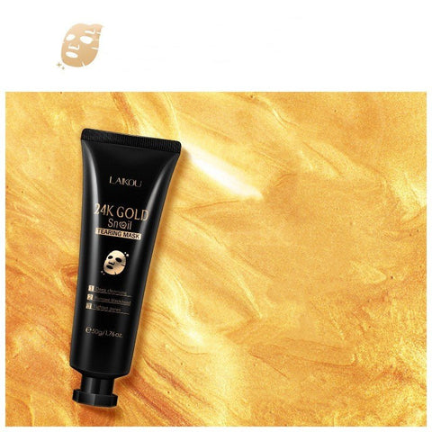 24 k gold mask