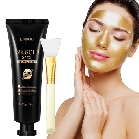 24 k gold mask