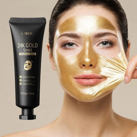24 k gold mask