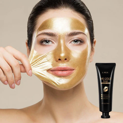 24 k gold mask
